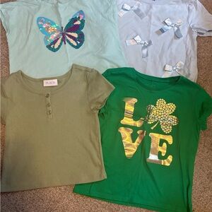 Place Kids Green and Light Blue T-Shirts Set